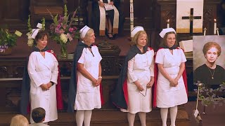 Honor Guard Pays Respect Releases Nurses From Their Duty