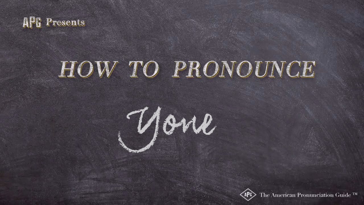 How To Pronounce Yone (Real Life Examples!)