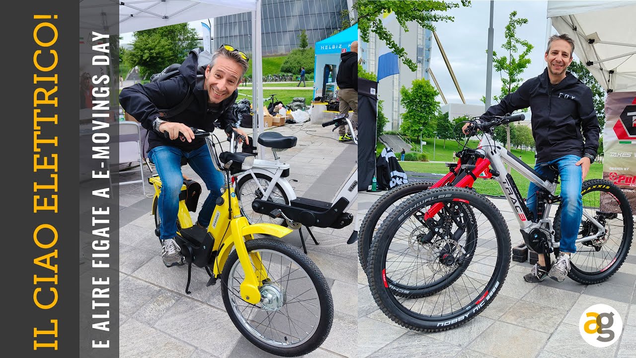 Il CIAO ELETTRICO! E la BICI a 3 RUOTE PLAY da Realme GT NEO 3 150watt -  YouTube