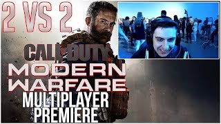 Shroud At Call Of Duty: Modern Warfare - Multiplayer Premiere - 2 V 2 Tournament