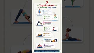 7 Yoga Postures for a Healthier Body & Mind | Improve Flexibility, Strength & Balance