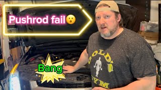 Escalade GM 6.2 L86 bent pushrod.. what happened?  Only 13k miles