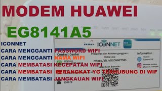 HOW TO LIMIT WIFI SPEED WITHOUT MICROTIC//ICONNET//CHANGE WIFI PASSWORD/ICONNET MODEM SETTINGS screenshot 5