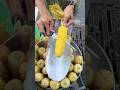 Amazing Corn Peeling Skill in Bangkok