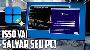 CMD no Boot? COMO FORMATAR O PC E INSTALAR O WINDOWS COM CMD !