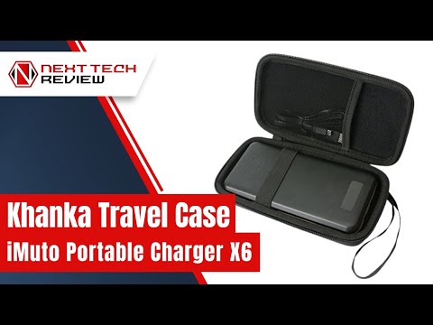 Khanka Hard Travel Case Replacement for iMuto 30000mAh Portable Charger X6