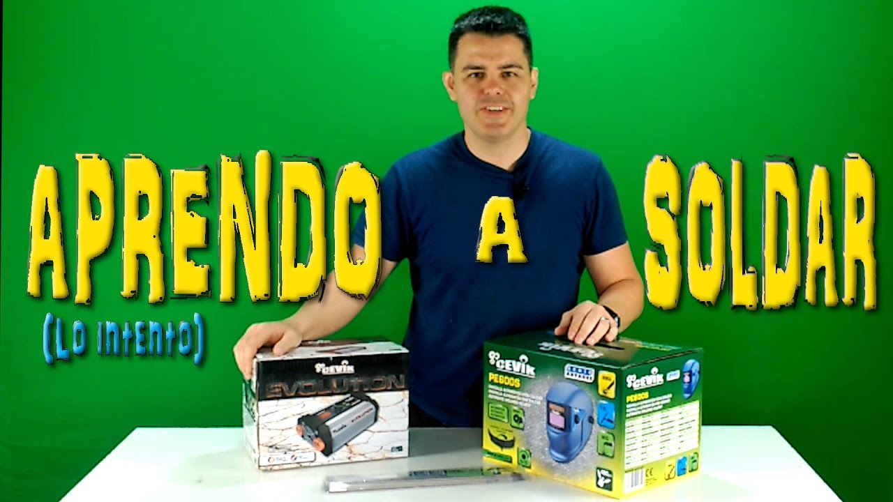 Soldador inverter Cevik EVOLUTION. Mis primeras soldaduras al arco - YouTube