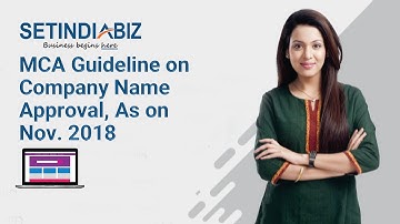 ✅ MCA Company Name Approval Guidelines | Step-by-Step Process | Setindiabiz