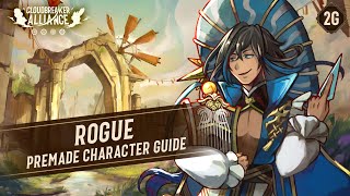 Rogue Premade Character! - Cloudbreaker Alliance TTRPG Beginners Guide EP2G
