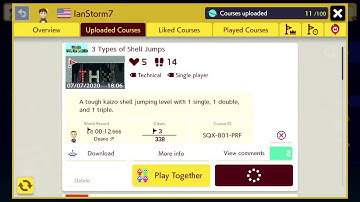 Super Mario Maker 2 "3 Types of Shell Jumps" by me.