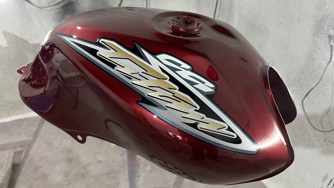 Como pintar tanque de moto