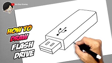How to draw Flash Drive