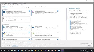CIS 119: Using the Visual Studio Installer to Add Components
