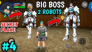 big boss 2 robots fight in royal battletown | rope hero vice town | rope hero screenshot 4