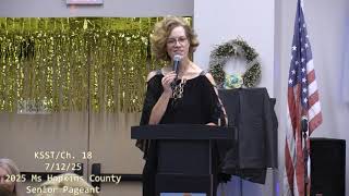 2025 Ms Hopkins County Senior Classic Pageant Saturday, July 12, 2025