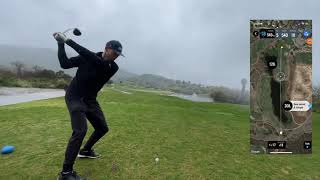 No Thinking Just Swinging In the Rain Eagle Glen Golf Club