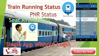 How to Check Train Live Running Status | PNR Status | Seat Availability | Where is My Train Apps screenshot 4