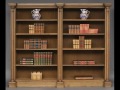 Antique Oak Bookcase with Leaded Glass Doors Antique Oak Bookcase with Leaded Glass Doors