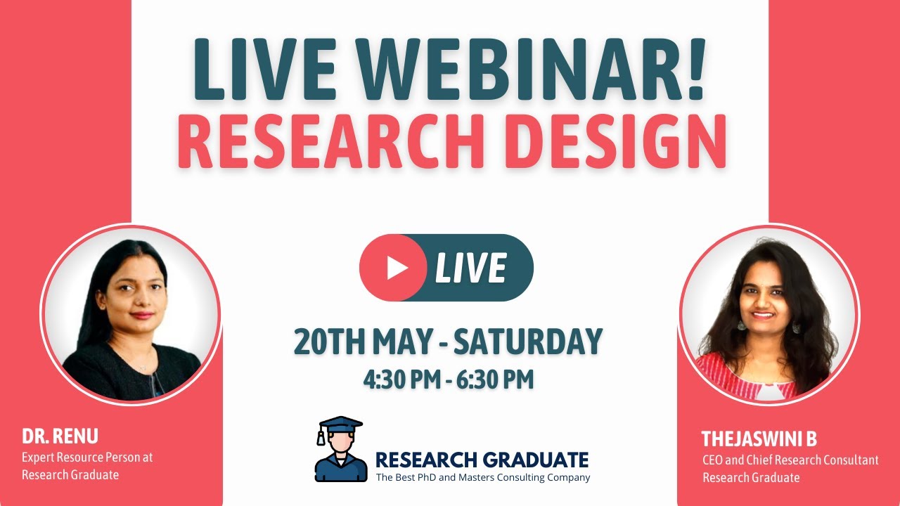 Live Webinar on Research Design by Dr. Renu | Research Graduate - YouTube