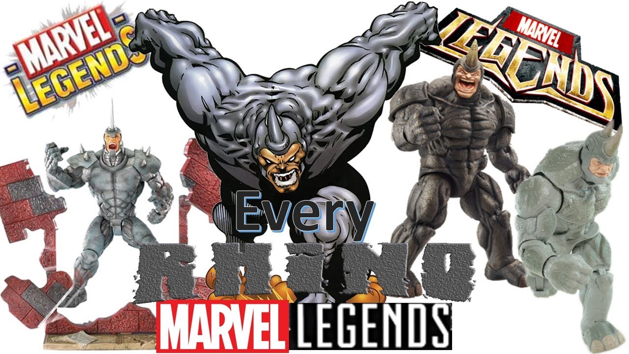 Every Marvel Legends Rhino Toybiz and Hasbro Comparison Spider-man