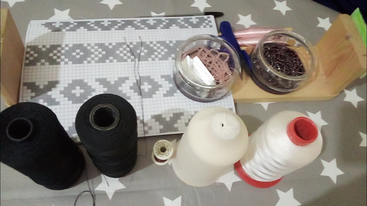 جزء الأول/طريقة صحيحة لتركيب الخيوط في مرمة الجوهر + نصائح مهمة باش تخدمي مرمة جوهر مع ♦oum ayman♦