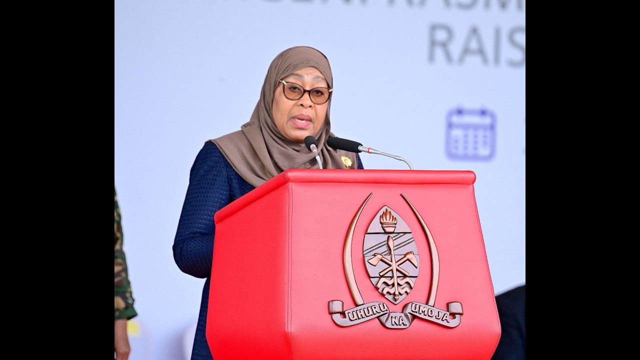 RAIS DKT. SAMIA AKIWEKA JIWE LA MSINGI, UJENZI WA MATANKI YA KUPOKEA MAFUTA - BANDARI YA DSM