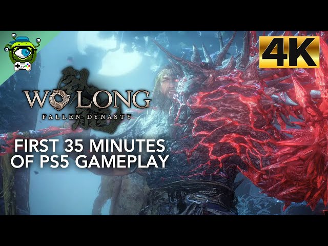 Wo Long: Fallen Dynasty  First 35 Minutes of PS5 Gameplay [4K] - No  Commentary 