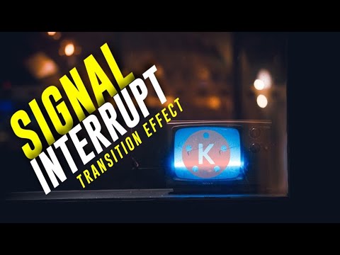 Signal Interrupt Transition Effect | Kinemaster