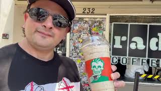 Trying Rad Coffee for the first time in Upland, CA #radcoffee #coffee #hollywood #youtube