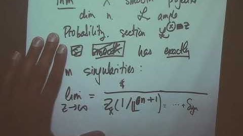 Links between arithmetic and geometry: metaphor and motivation (Ravi Vakil) 4-4