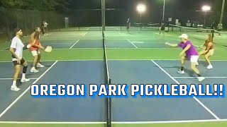 Oregon Park Rec Pickleball - 5/8/24 - Noah/Shane vs Madison/Kyle