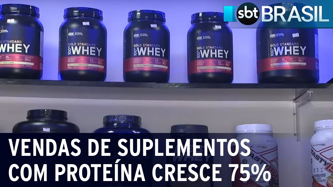 Vendas de suplementos com proteína cresce 75% | SBT Brasil (17/01/23)
