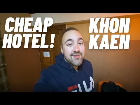 $13 Cheap Hotel in Central Khon Kaen, Thailand