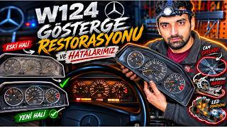 How to Restore a W124 Instrument Cluster? Gauge LED Conversion and the Mishaps We Encountered!