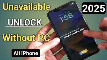 iPhone Unavailable Lock Screen Fix || How To Unlock iPhone Unavailable Without Computer 2025