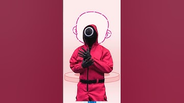 How to make squid game guards in avatarworld #avatarworld #squidgame2 #gaming ##shorts #tocaboca