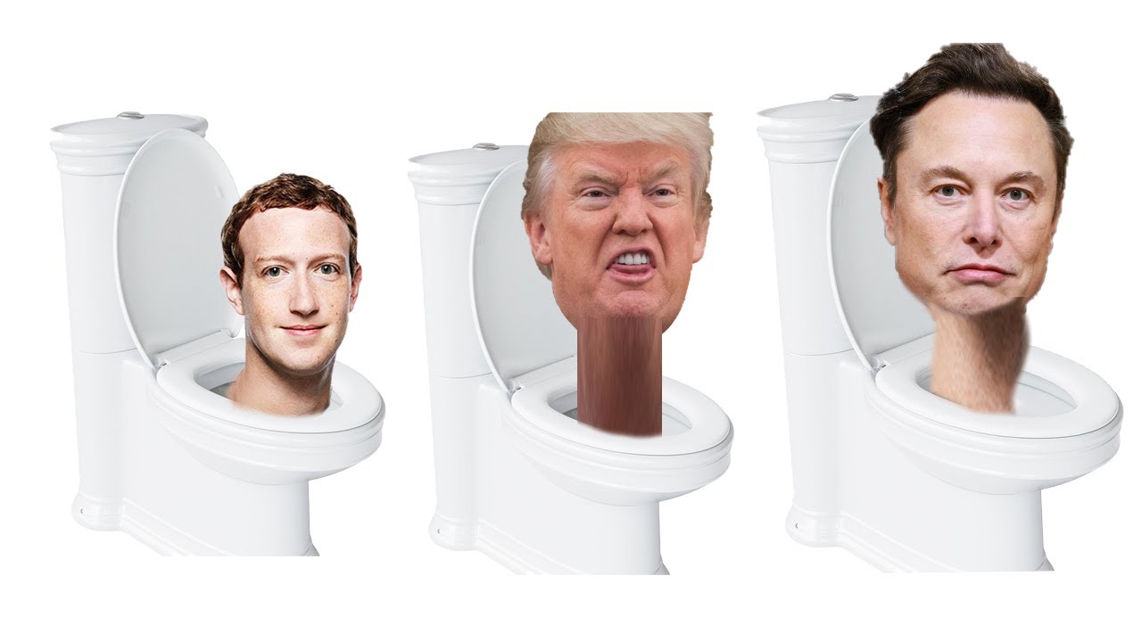 skibidi toilet Elon Musk ,Trump, Mark Zuckerberg Work YouTube