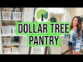 DOLLAR TREE ORGANIZATION OF MY PANTRY | PANTRY ORGANIZING HACKS