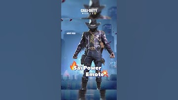 COD Mobile Sai Power Emote ⚡ | Epic Emote Showcase #emote #callofduty #codm #gaming #emotes