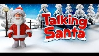 Talking Santa App for iPhone Review (Demo) (Funny Video) screenshot 3