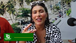 Karen Lizarazo lanzamiento "Sin miedo al éxito" en Guajira Estéreo, en Riohacha