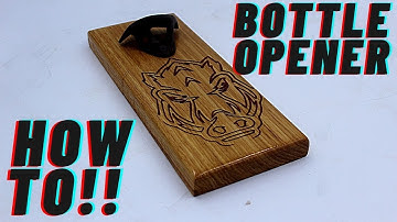 Razorback Bottle Opener - HOW TO