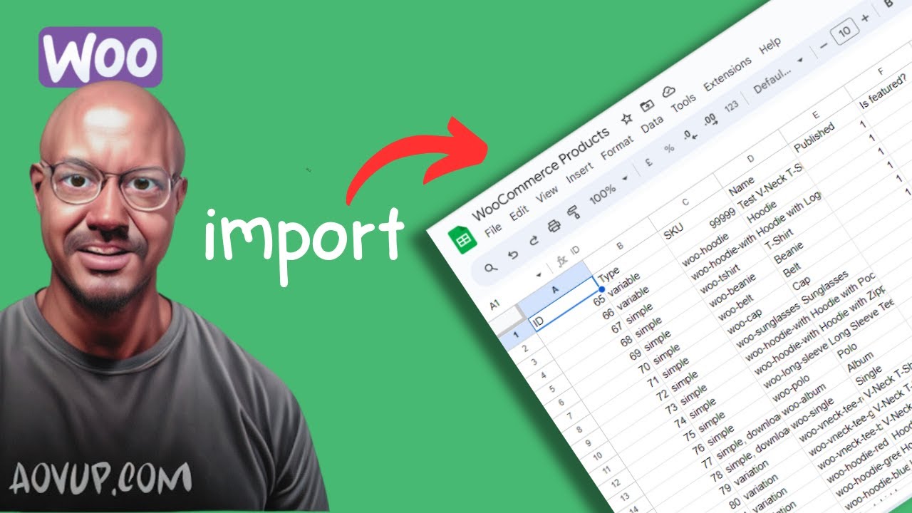 How to Import Products to WooCommerce /w Images - YouTube