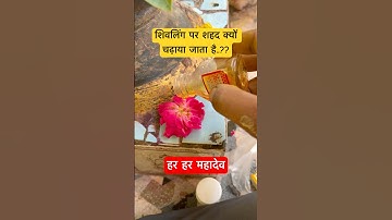 शिवलिंग पर शहद क्यों चढ़ाया जाता है..?? #shivling #honey #mahadev #pradeepmishra #shivmahapuran
