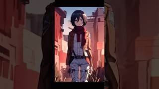 ミカサが年を取る(上半身)/Mikasa grows old(upper body) Attack on Titan #mikasaackerman #進撃の巨人 #anime