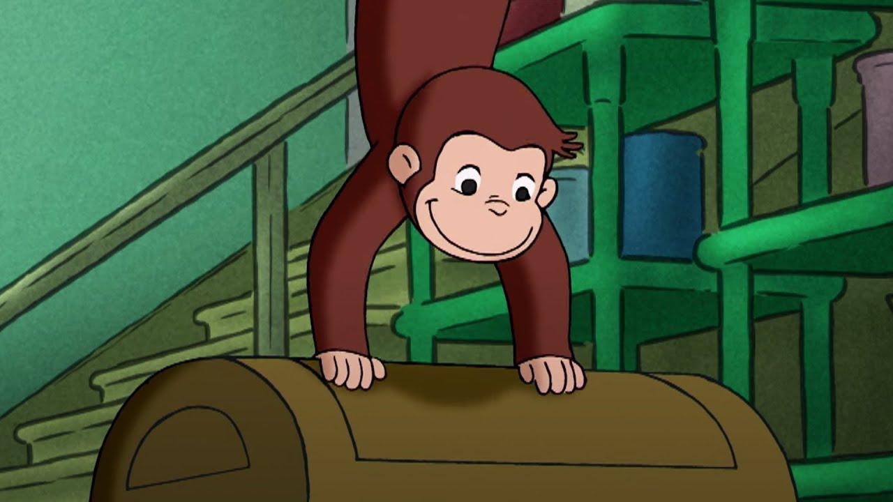 ジョージ、体操選手になる 🐵 おさるのジョージ - YouTube
