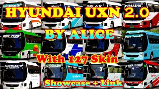 Hyundai UXN CBU 2.0 BY ALICE | ショーケース + リンク | 127 種類のスキン付き | Euro Truck Simulator 2 バス MOD | screenshot 5