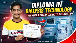 DDT Course Details in Hindi 2026 | डायलिसिस टेक्नोलॉजी में करियर कैसे बनाएं? 🏥
