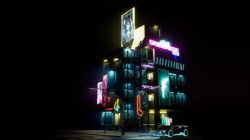 Saigonese Bar - Cyberpunk Building I Unreal Engine 5