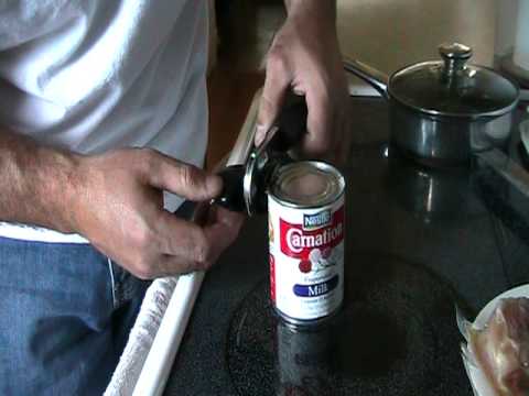How to use a can opener